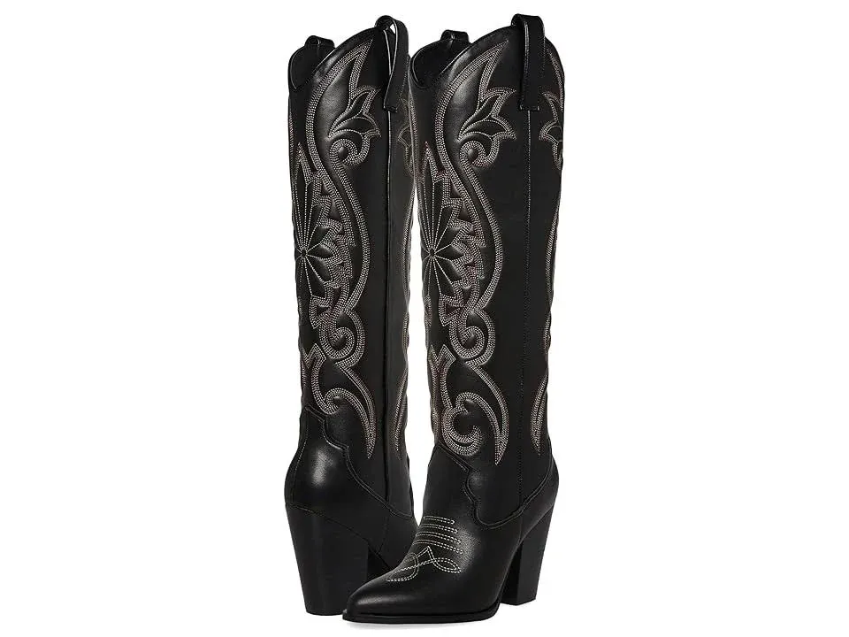 Steve Madden Women's Lasso Western Boot Black / 8