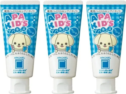 Set of 3!!Apagard Apa-Kids toothpaste 60g the first nanohydroxyapa<wbr/>tite  reminer