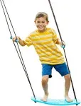 Swurfer Kick Stand Up Outdoor Tree Swing for Kids Holds Up to 150 lbs Ages 6 Years and Up