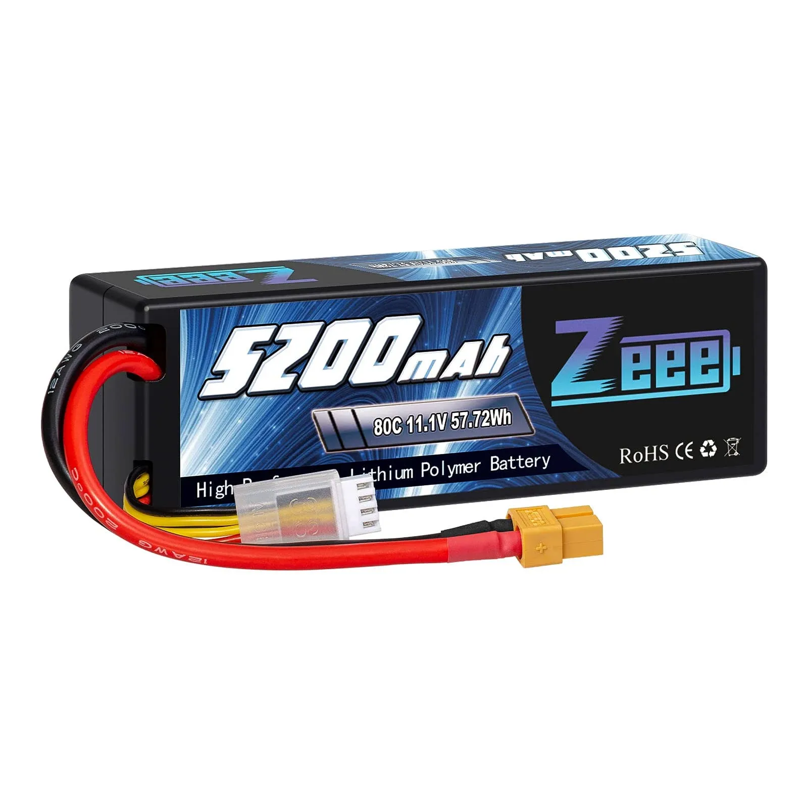 Zeee 3S 5200mAh Lipo Battery 11.1V 80C XT60 for RC Car Truck Boat UAV Helicopter  | eBay