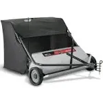 Ohio Steel Tow Behind Lawn Sweeper, 42 inch, 22 Cu. ft, Heavy-Duty Leaf and Grass Collector, Patented Spiral Brush