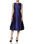 Adrianna Papell Women's Sleeveless Mid-Length Party Dress with V-Back