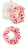 Slip Pure Silk Large Scrunchies - Petal