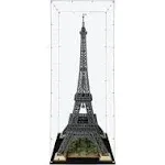 Acrylic Display Case Compatible for Lego Eiffel Tower #10307, Dustproof Display Case (Case Only) (Lego Sets are NOT Included)