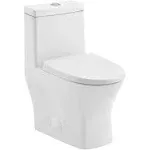 Swiss Madison Sublime II One-Piece Round Toilet Dual-Flush 1.1/1.6 gpf