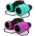 Scotamalone Kids Binoculars Shock Proof Toy Binoculars Set for Age 3-12 Years Old Boys Girls Bird Watching Educational Learning Hunting Hiking