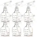 Youngever 6 Pack Empty Plastic Spray Bottles, Spray Bottles for Hair and Cleanin