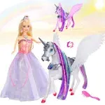 Bettina Color Changing Unicorn & Princess Doll