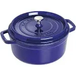 Staub Cast Iron Round Cocotte 24 cm Basil