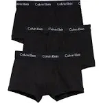 Calvin Klein Tronco elástico de algodón para hombre, 3 unidades