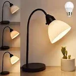 LED Desk Lamp for Home Office, 3 Levels Dimmable Reading Light Flexible 1 pack