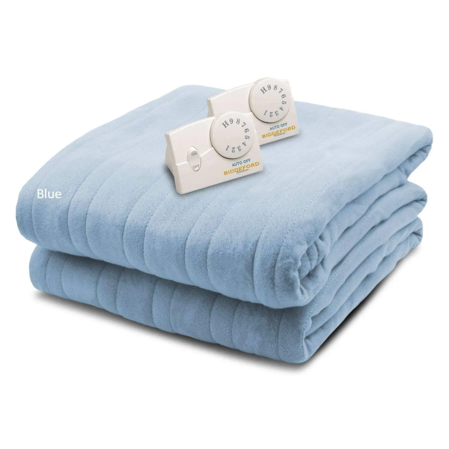 Biddeford Comfort Knit Heated Blanket Twin Natural