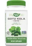 Nature&#039;s Way, Gotu Kola Herb, Indischer Wassernabel, 950 mg, 100 vegane Kapseln