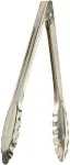 Winco (UT-9LT) 9" Medium Weight Stainless Steel Utility Tongs