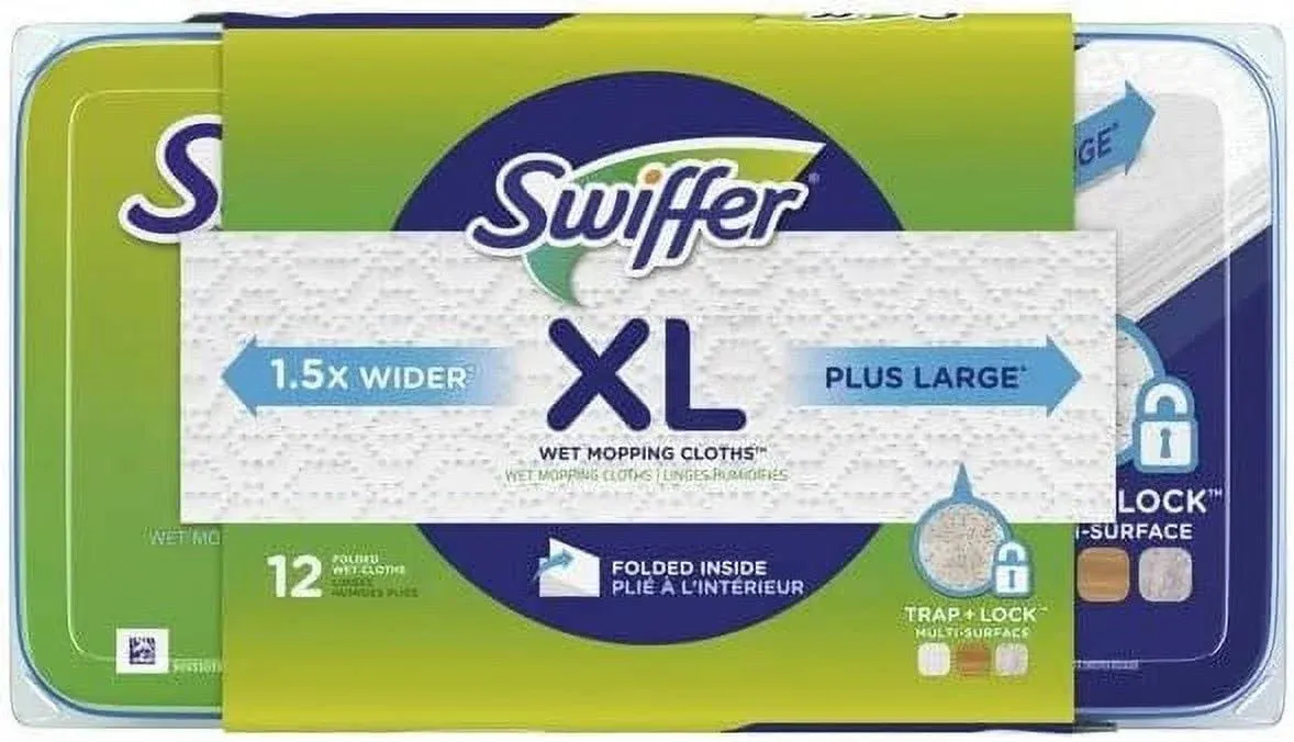 Swiffer Sweeper Wet Cloth Mop Refill XL