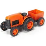 Green Toys Inc orange tractor from 100% recycled plastic made in USA new IOB