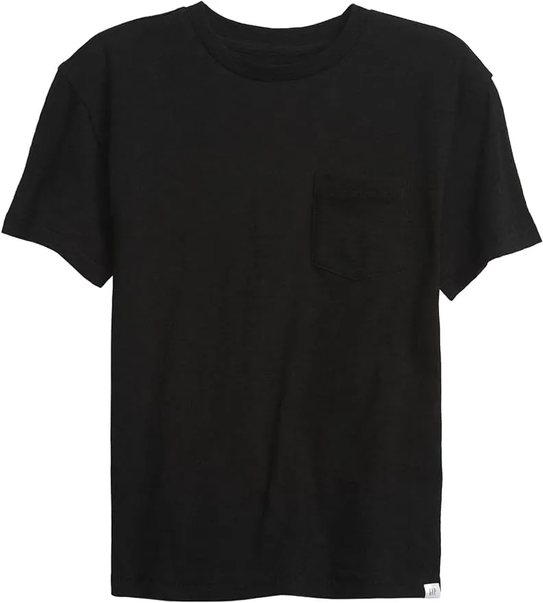 GAP Boys' Pocket Crew T-Shirt