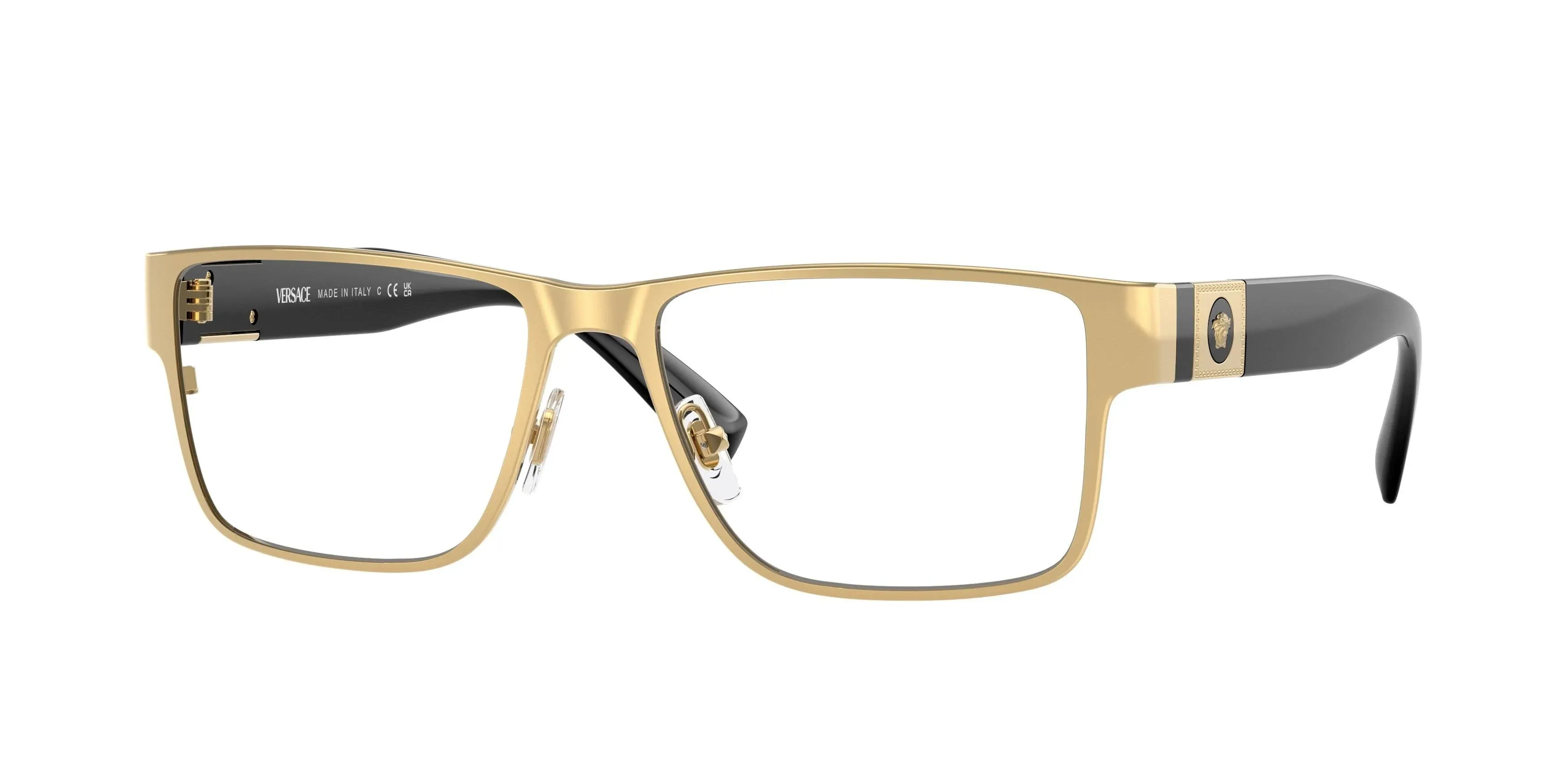 Gafas Versace VE 1274 1436 mate Blak/dorado, Negro mate/dorado