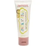 Jack N' Jill Natural Toothpaste, Raspberry - 1.76 oz tube