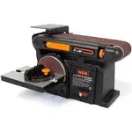 WEN 4.3-Amp 4 x 36 in. Belt and 6 in. Disc Sander with Cast Iron Base