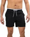 Chubbies Men's Classic Lined 5.5" Swim Trunks, Small, Capes - Black Friday