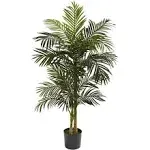 nearly natural 5-ft. Golden Cane Palm Tree