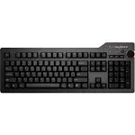 Das Keyboard 4 Professional Wired Mechanical Keyboard, Cherry MX Brown Mechanical Switches, 2-Port USB 3.0 Hub, Volume Knob, Aluminum Top (104 Keys, Black)