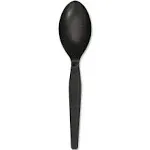 Genuine Joe, GJO30405, Heavyweight Spoon, 1000 / Carton, Black