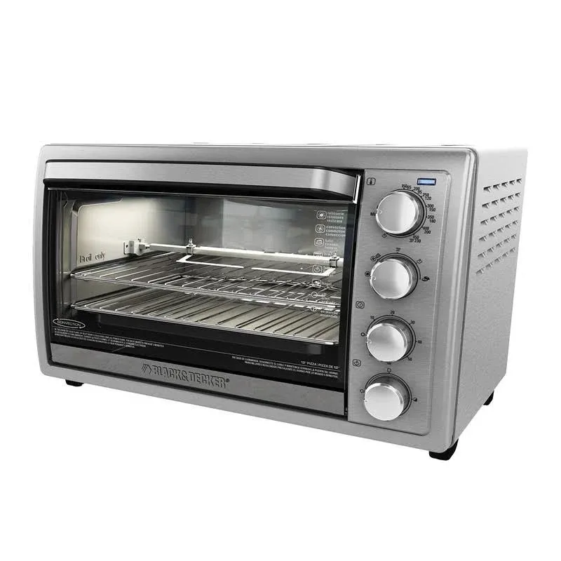 Black+Decker Rotisserie Convection Countertop Toaster Oven