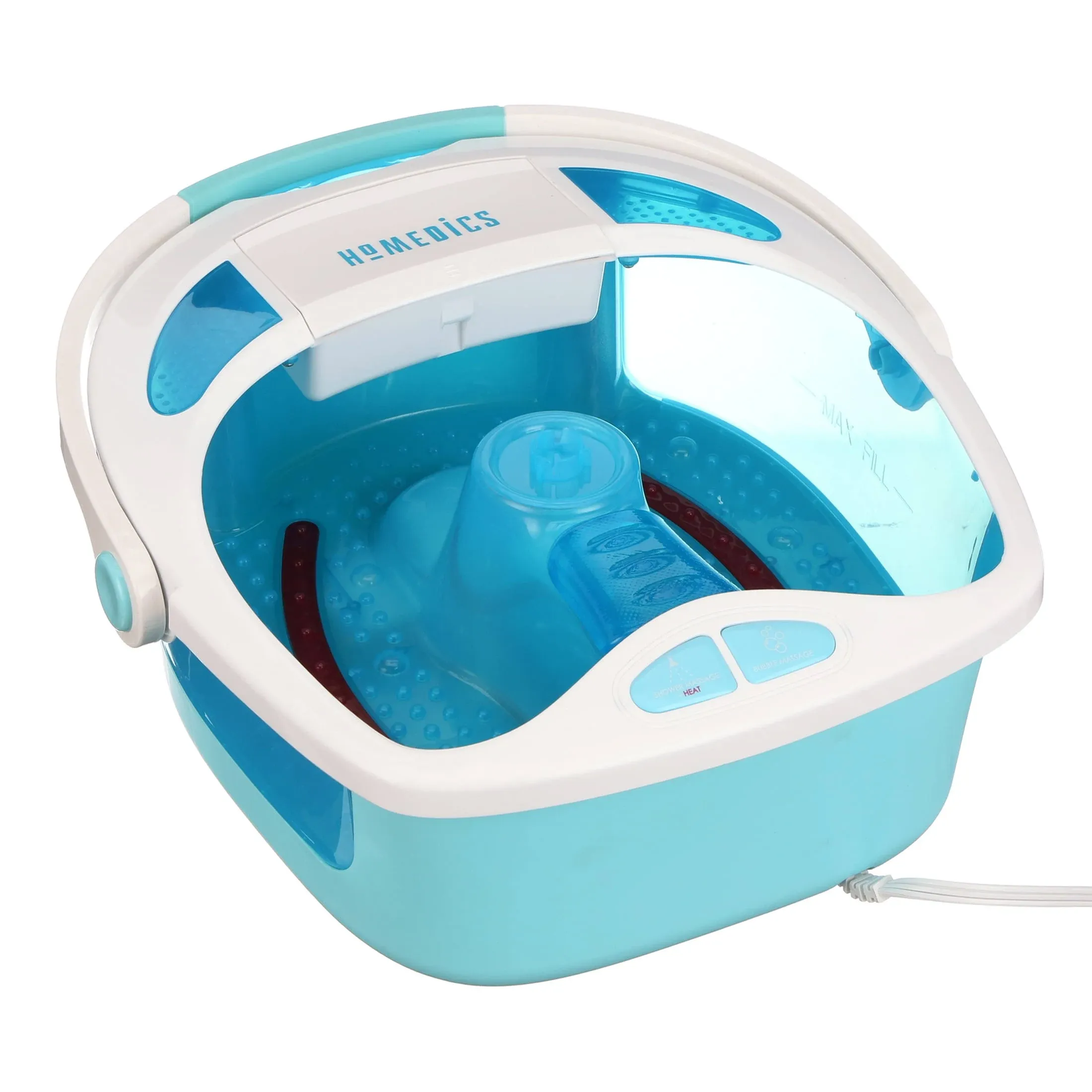 Homedics Shower Bliss Foot Spa with Heat Boost