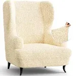 PAULATO by GA.I.CO. Wingback Chair Slipcover, Microfibra Collection