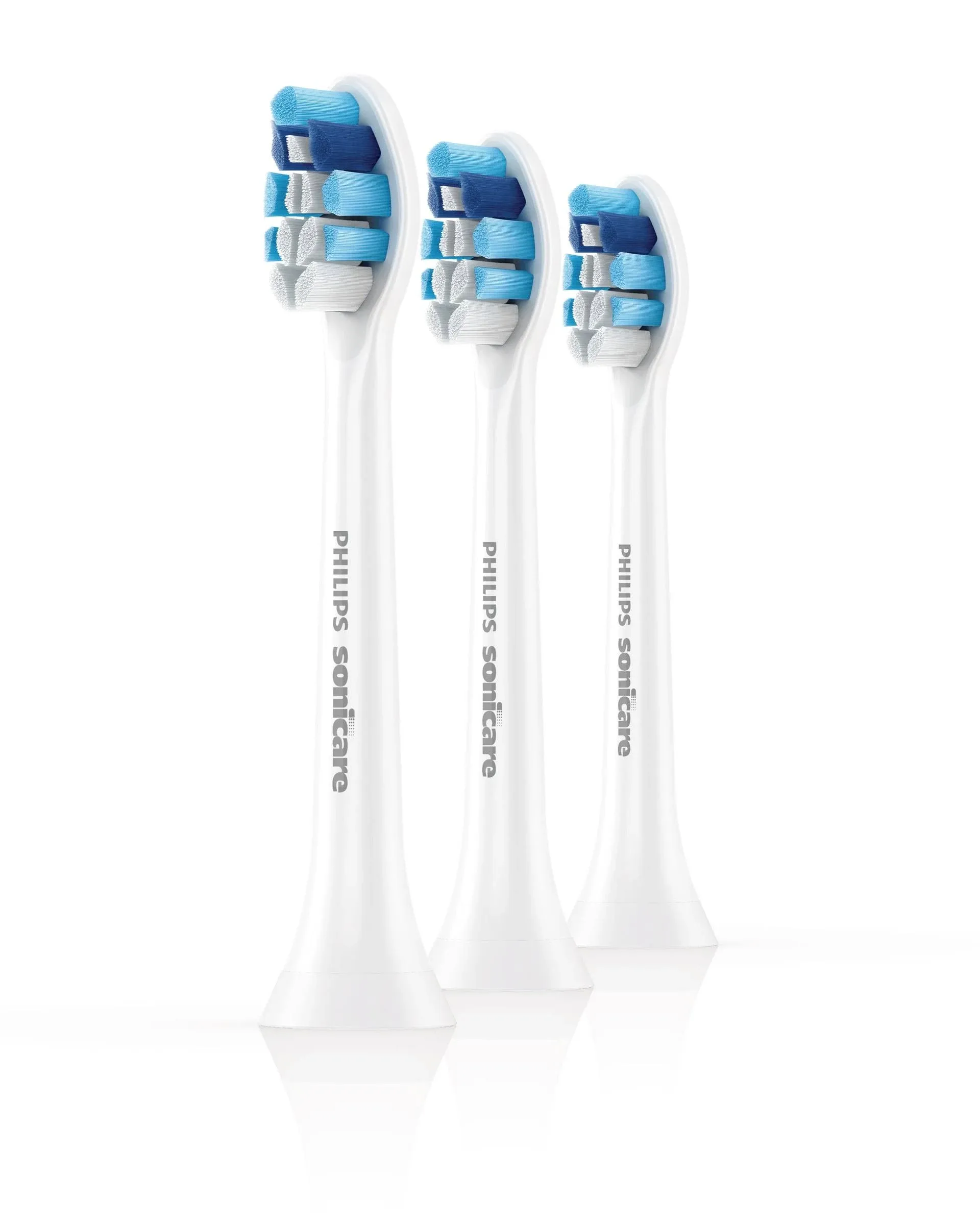 Philips Sonicare Optimal Gum Care Replacement Toothbrush Heads, HX9034/65, Brushsync™ Technology, White 4-pk