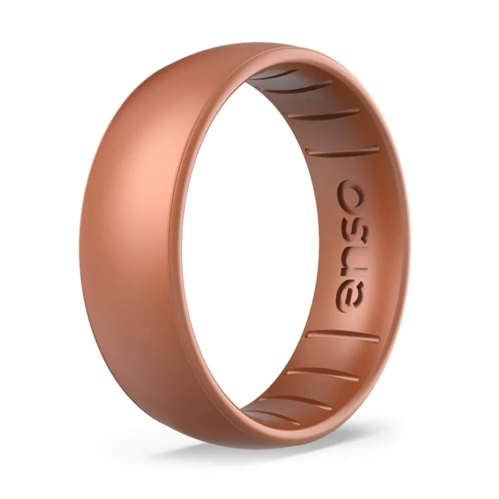 Enso Rings Classic Elements Silicone Ring | Made in The USA | Comfortable, Breathable, and Safe