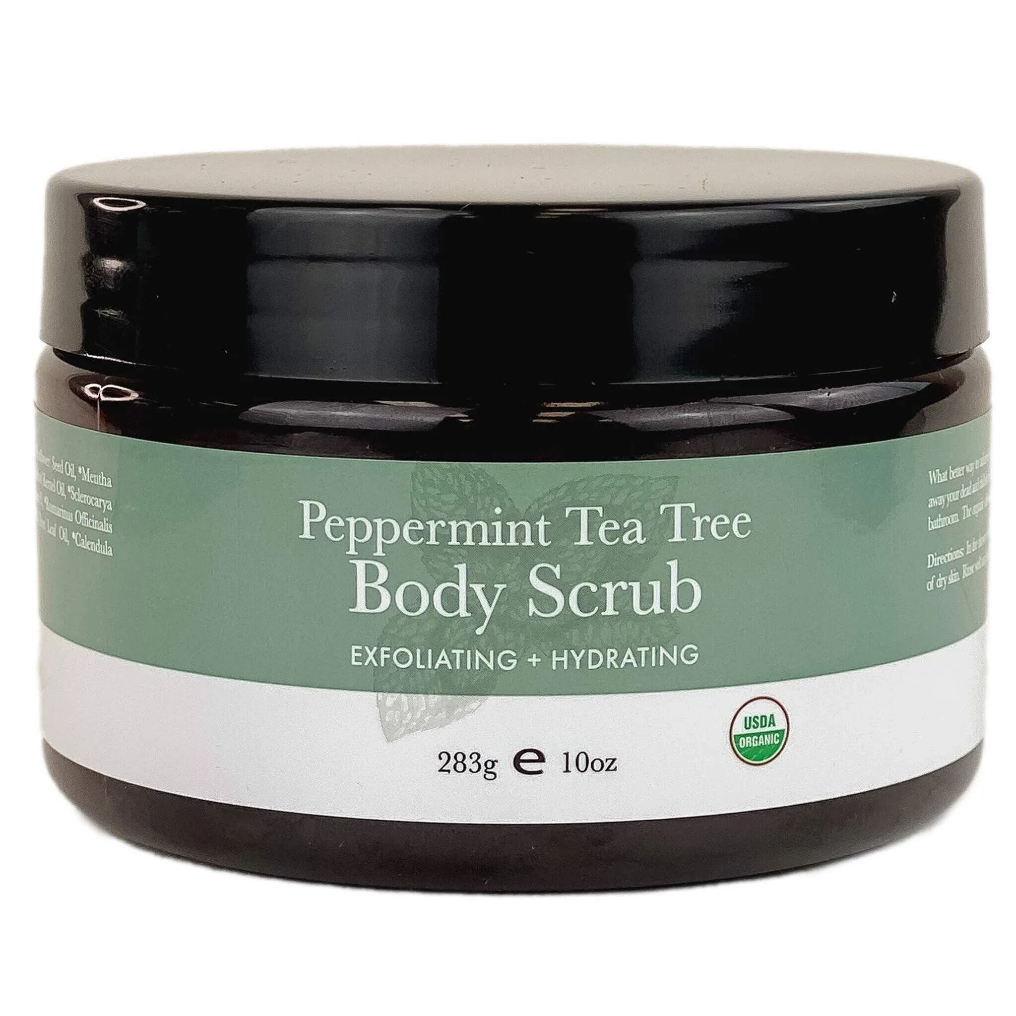 Beauty By Earth, Body Scrub, Peppermint Tea Tree, 10 oz (283 g)