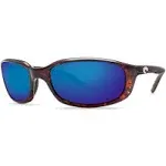 Costa Del Mar Brine Sunglasses Tortoise / Blue Mirror 580G