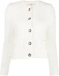 ba&amp;sh | Gaspard round-neck cardigan - White | Realry