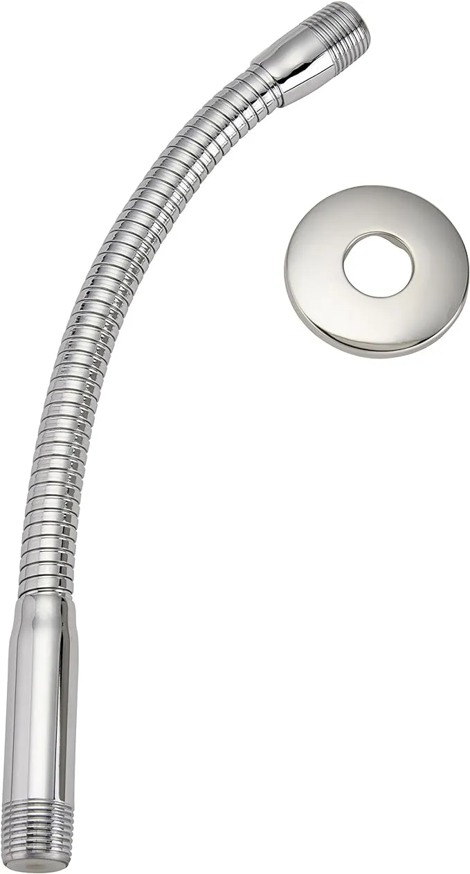 Keeney K780CP Flexible Shower Arm, Polished Chrome