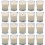 20 Packs Scented Aromatherapy Candle with 10 Fragrances, 1.8 Oz Soy Votive Candle for Home Decoration, Candle Gifts Baskets for Christmas Thanksgiving Anniversary