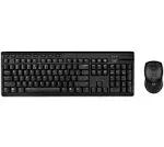 Monoprice Wireless Membrane Keyboard and Optical Mouse Combo, Full‑Size 104‑Key Keyboard, 2.4 GHz Wireless Receiver, for Both Home and Office Use