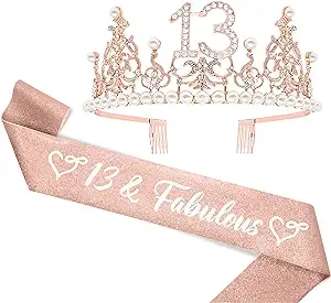 60th Birthday Tiara and Sash, 60th Birthday Sash, 60th Birthday Gifts, 60th Birthday Decoration, 60th birthday gifts for women, 60th Crown