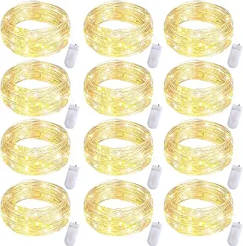 Fairy Lights Battery Operated, 6-Pack 7.2Ft W/20 LED Mini Lights String Lights f