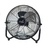 Vie Air 20" Industrial Tilting High Velocity 3 Speed Metal Floor Fan