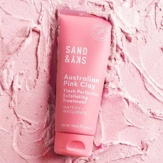 Sand & Sky Pink Clay Flash Perfection Exfoliating Treatment