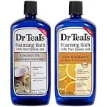 Dr Teal's Dr Foaming Bath Variety Gift Set Shea Butter & Almond Oil