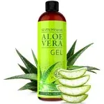 Organic Aloe Vera Gel from Freshly Cut 100% Pure Aloe - Big 12Oz - Highestqualit