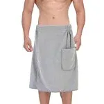 POLYTE Quick Dry Microfiber Bath Towel Body Wrap for Men