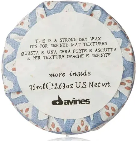 Davines More Inside Strong Dry Wax - 2.69 oz total