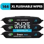 Dude Wipes Flushable Wipes