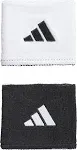 Adidas interval Reversible 2.0 Wristband, White/Black