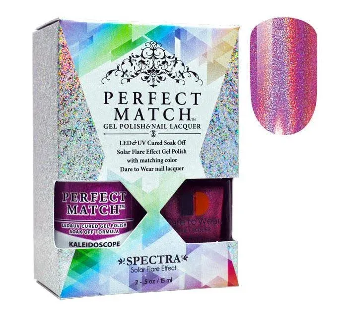 LeChat Perfect Match Spectra Gel Polish & Nail Lacquer - Kaleidoscope 0.5 oz - #SPMS01